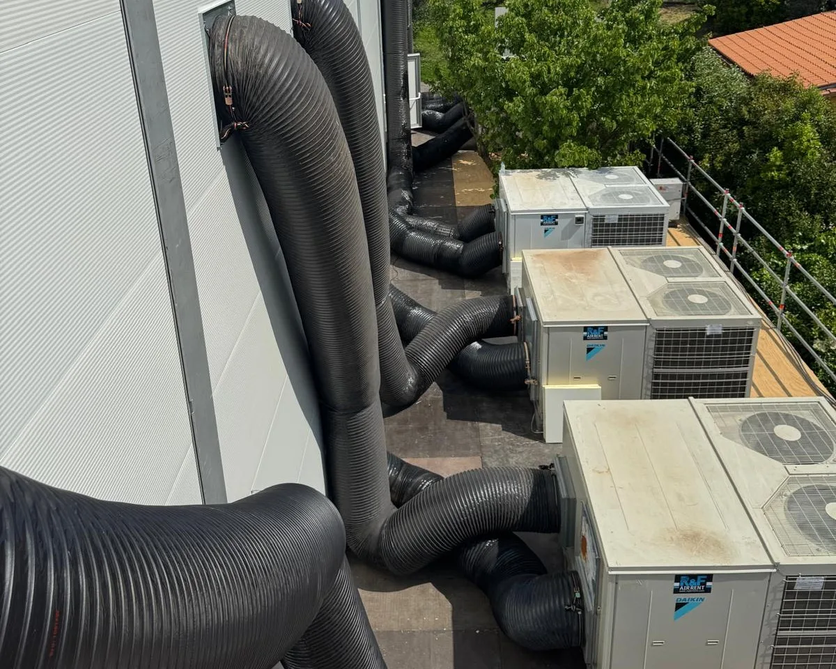 Unità esterne operative — realizzazione R&F Air Rent