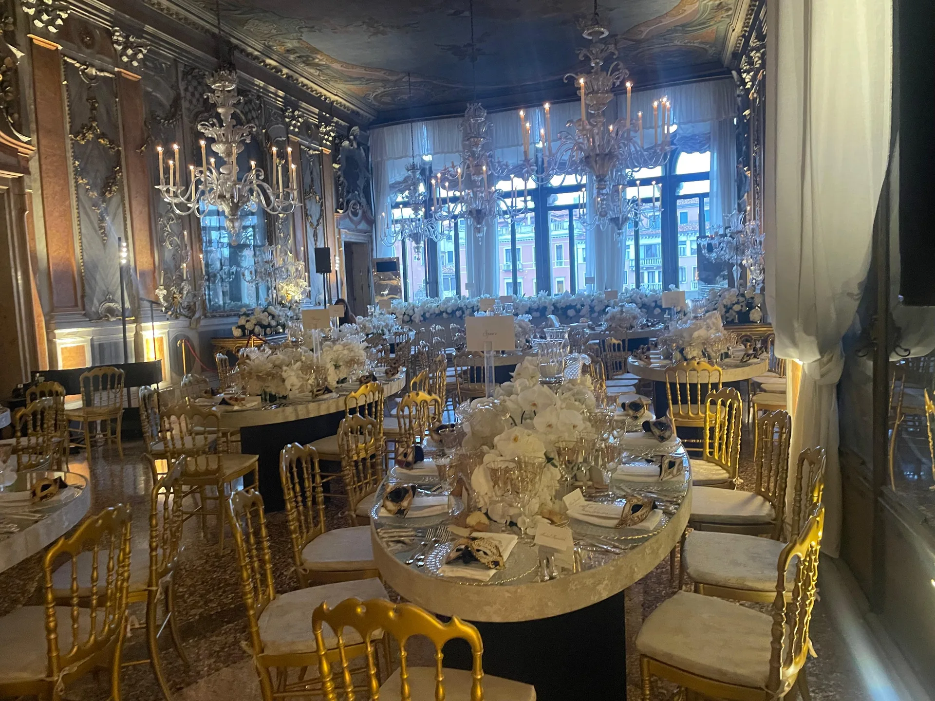 Evento in location storica — realizzazione R&F Air Rent